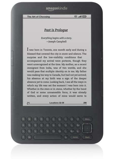 Электронная книга Kindle с 3G и Wi-Fi