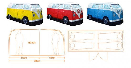 Хиппи-палатка Volkswagen Camper Van