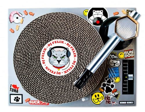 DJ Cat Scratch Turntable для вашего питомца