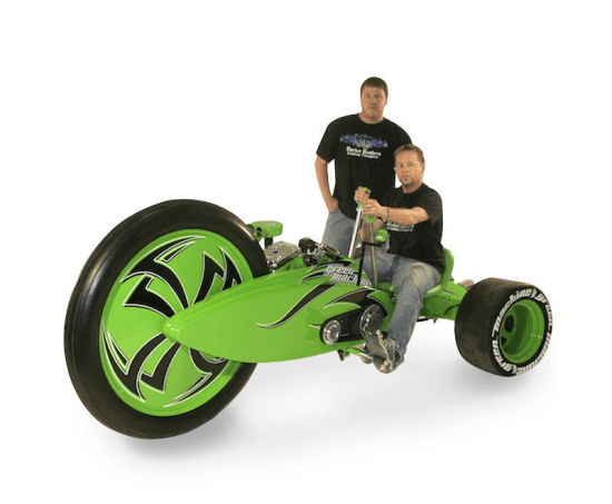 Трехколесный мотоцикл Lean Mean Green Machine