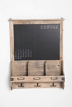 Винтажная классная доска-календарь