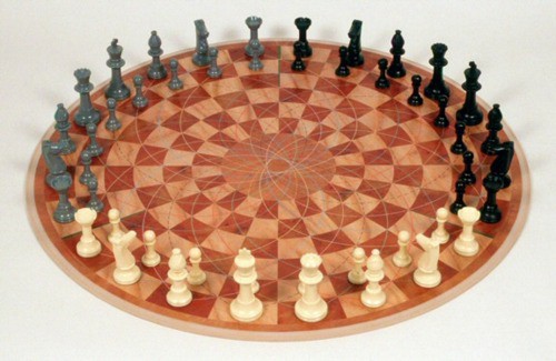 Шахматы для игры втроём