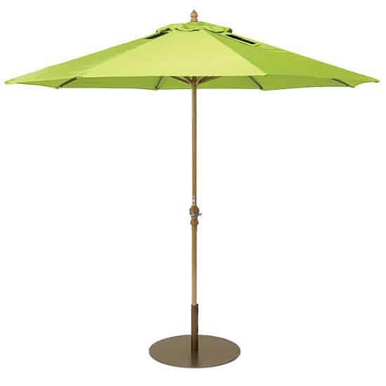 Market umbrella with solar panels