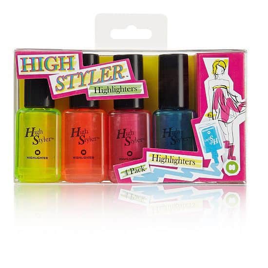 Highstyler Highlighter Pens 4 Pack