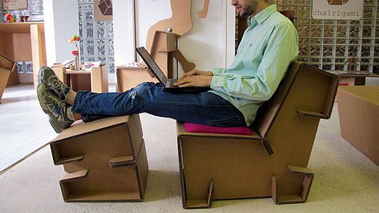 Refoldable Cardboard Furniture
