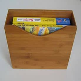 magnetic bamboo file box