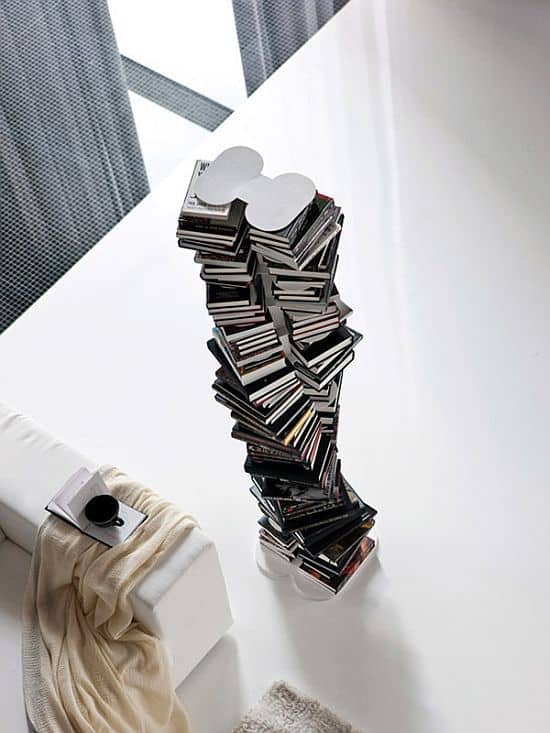DNA Double-Helix Bookcase