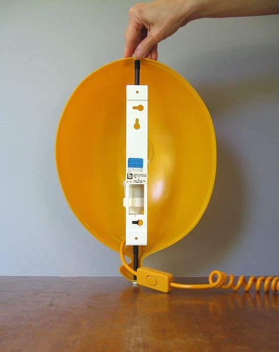 Yellow Plastic Balloon Lamp