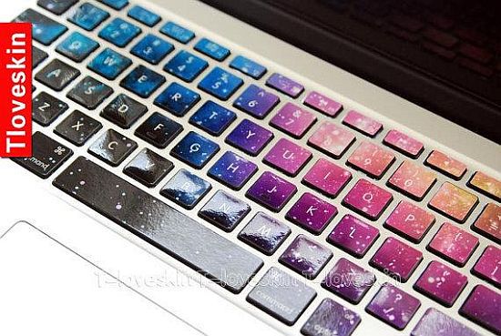 Universe Stars Keyboard Decal
