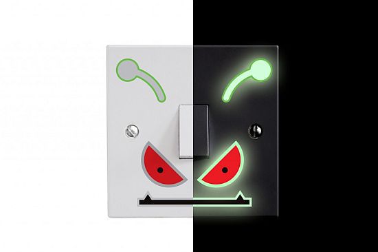 Dark Light Switch Stickers