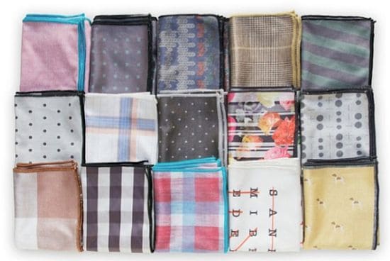 Declan Squared Microfiber Pocket Squares & Handkerchiefs