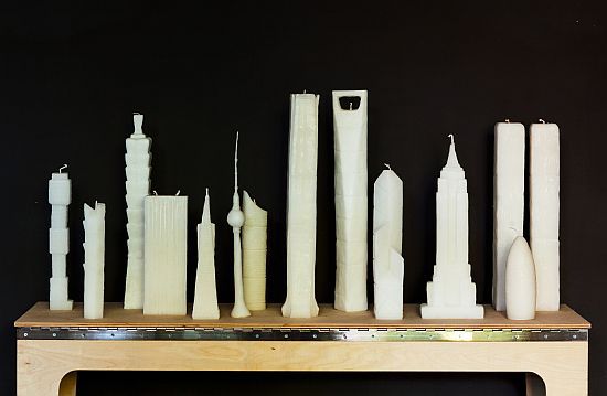 Skyscraper Candles by Naihan Li
