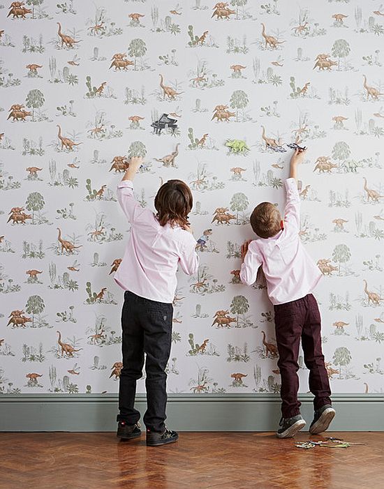 Magnetic Dino Wallpaper by Sian Zeng