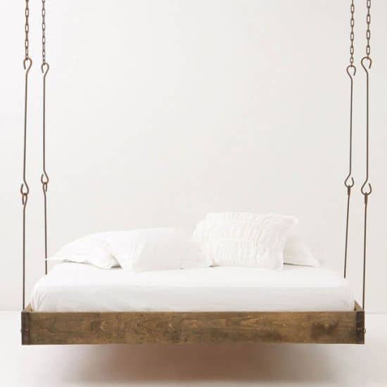 Barnwood Hanging Bed