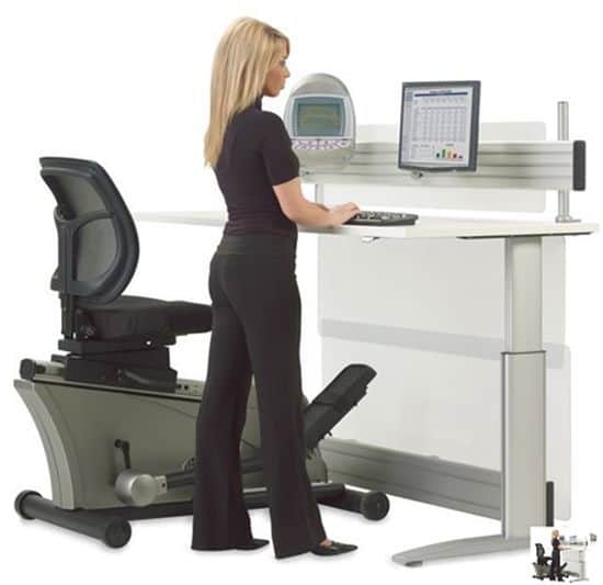 Elliptical Machine Office Desk