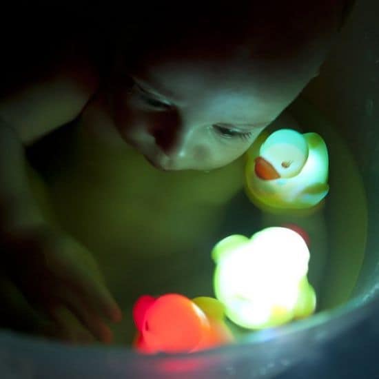 Glowing Bath Ducks