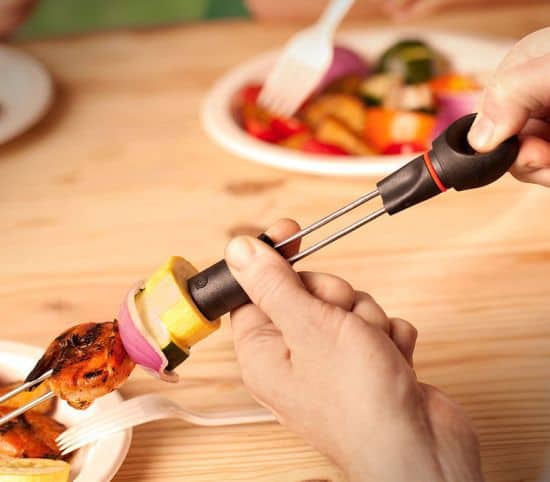 Quirky Easy Slide Off BBQ Skewers