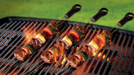 Quirky Easy Slide Off BBQ Skewers