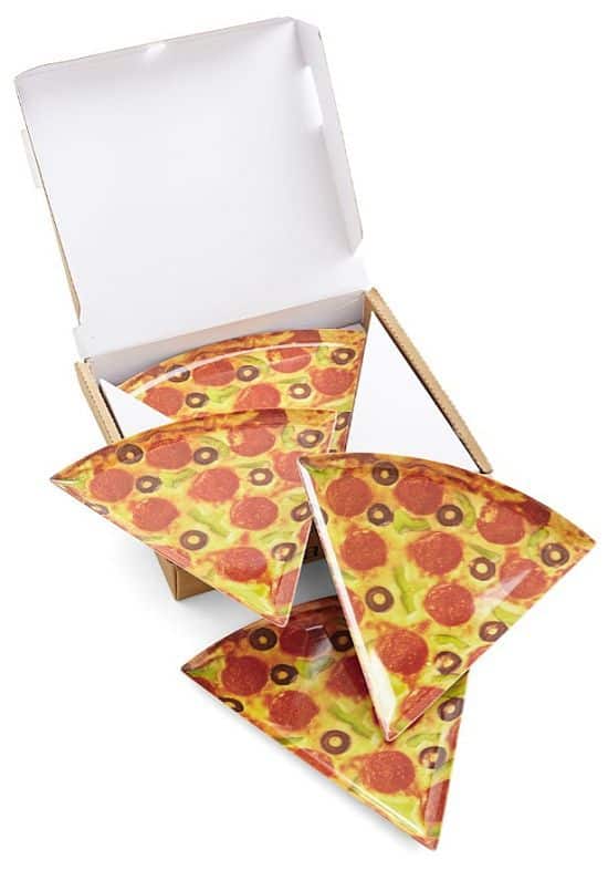 Sliced Perfection- Sliced Pizza Plate Set