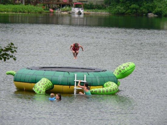 Turtle Jump Water Trampoline