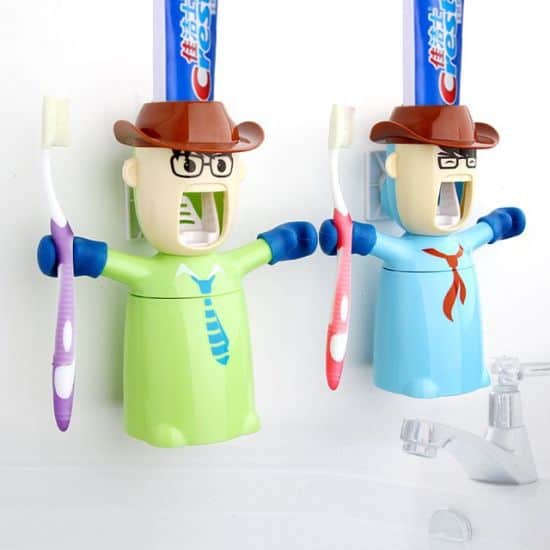 Warriors Toothpaste Dispenser & Holder