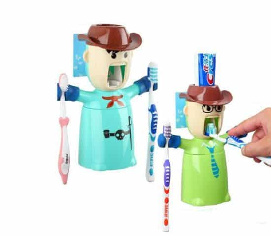 Warriors Toothpaste Dispenser & Holder