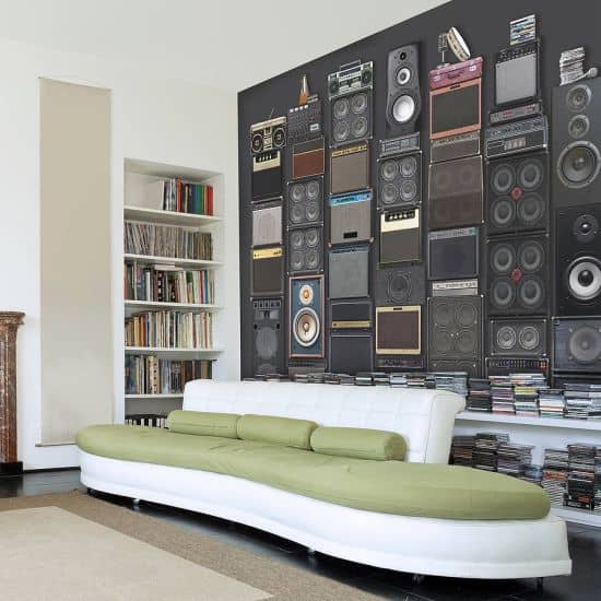 Music Speaker Stack Wallpaper