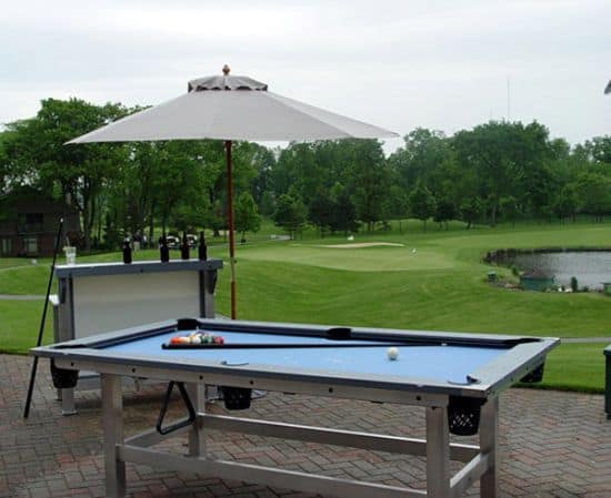 Outdoor Pool Table
