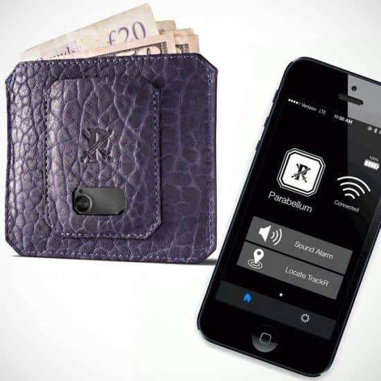 Parabellum Wallet with GPS tracking by TrackR