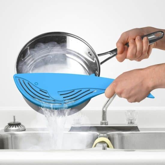 Big Blue Pot Strainer by Fred & Friends