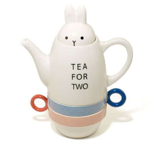 Rabbit Tea Pot For Two