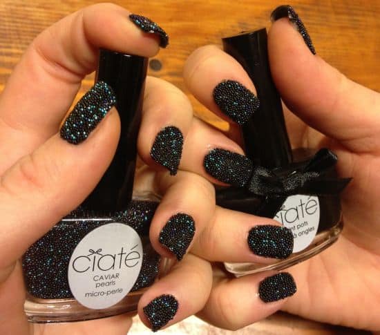 Black Pearls Caviar Manicure by Ciate