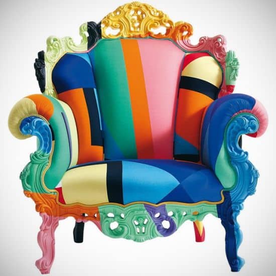 Proust Geometrica Armchair by Alessandro Mendini
