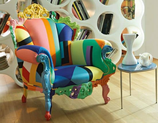 Proust Geometrica Armchair by Alessandro Mendini