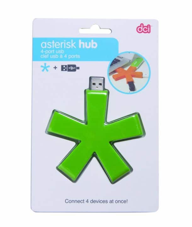 Asterisk 4 Port USB Hub