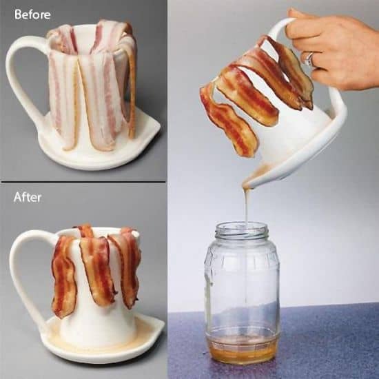 Microwavable Bacon Cooking Mug