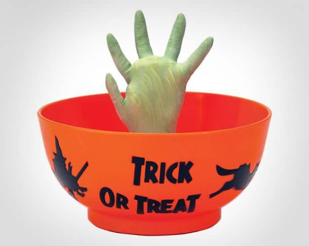 Animated Monster Hand Candy Bowl