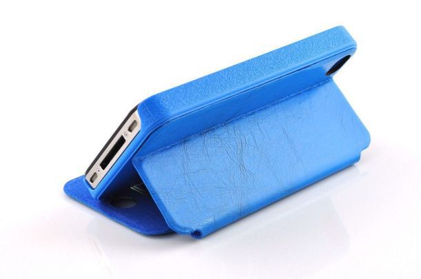 Flip Leather cover case For iphone