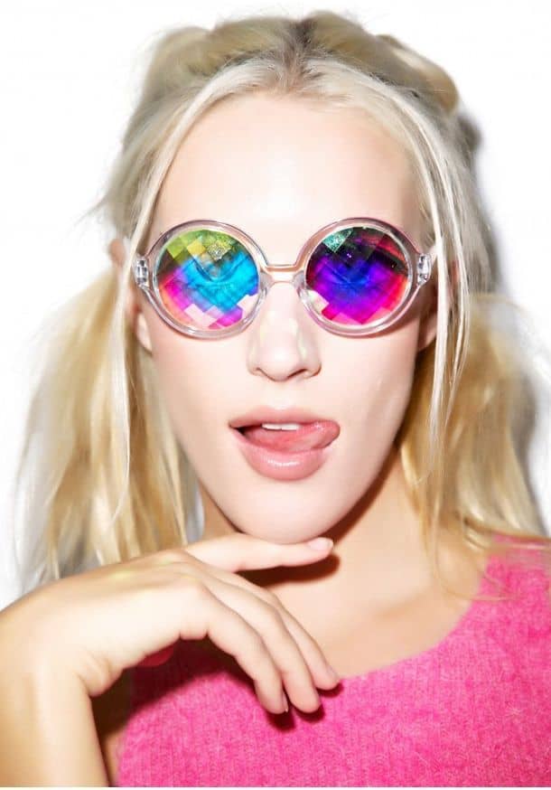 H0les PIXEL Kaleidoscope Glasses