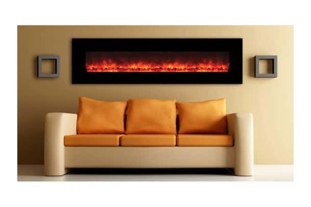 LED Wall Mount Electric Fireplace