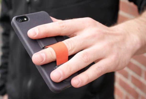 Neverdrop- iPhone Case With a Finger Strap On The Back