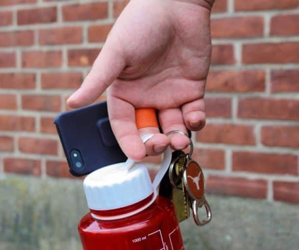 Neverdrop- iPhone Case With a Finger Strap On The Back