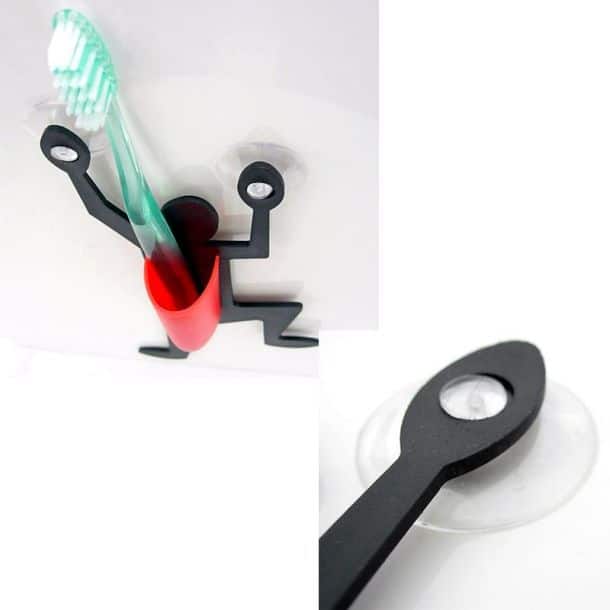 Climbing Man Suction Cup Toothbrush Holder