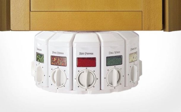 Spice Rack Carousel With Auto Measure
