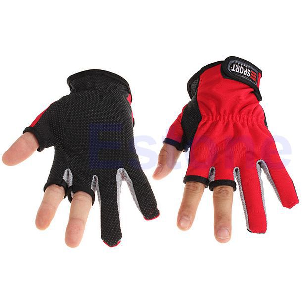 professional fishing anti slip gloves