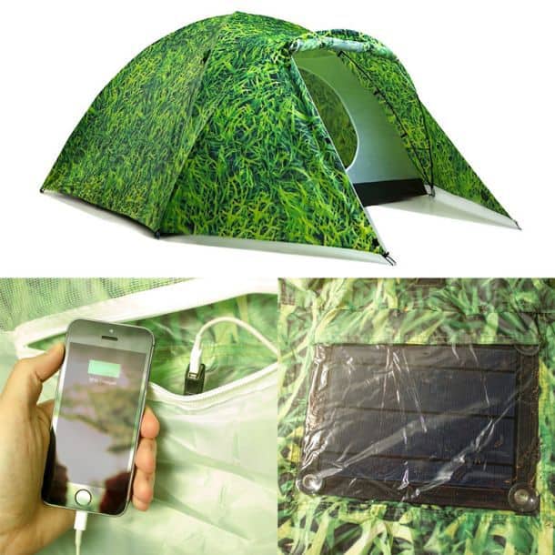 4 Person Solar Powered Tent by Bang Bang Tents