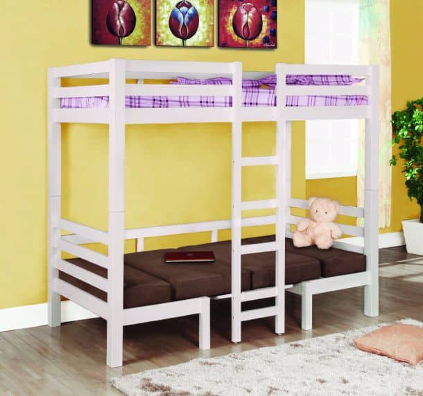 Coaster Twin Size Convertible Loft Bed