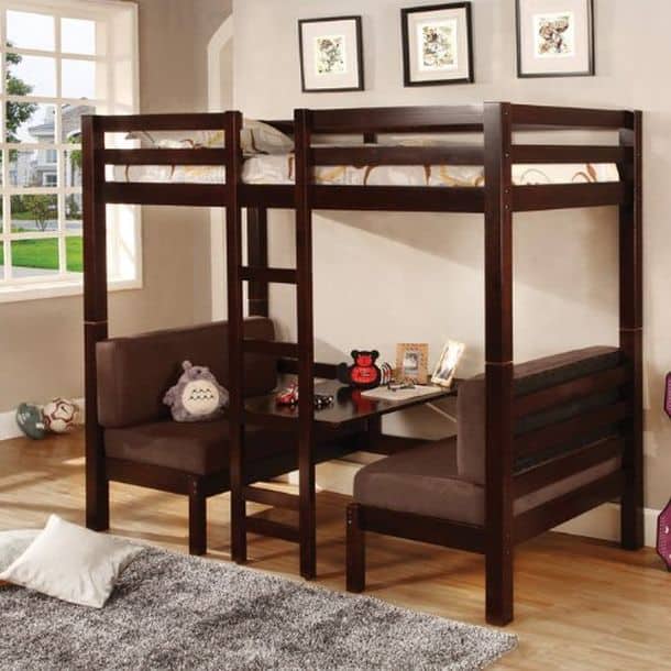 Coaster Twin Size Convertible Loft Bed
