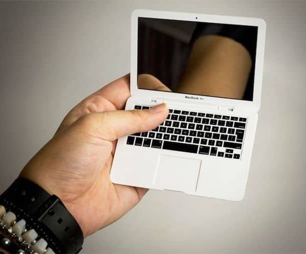 Mini Macbook Air Style Portable Mirror