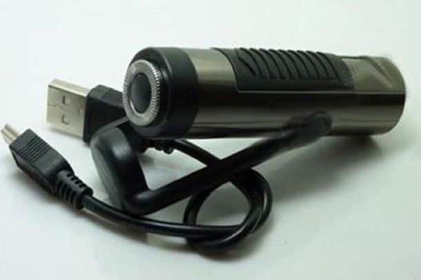 New Rechargeable Mini USB Travel Razor Shaver Windproof Cigarette Lighter